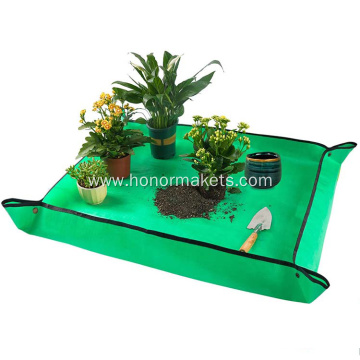 Green Large Repotting Mat for Indoor Plant Transplanting Gardening Gifts for Women & Men garden bonsai tools